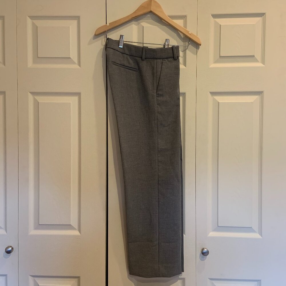 J Crew Grey Wide Leg Pants